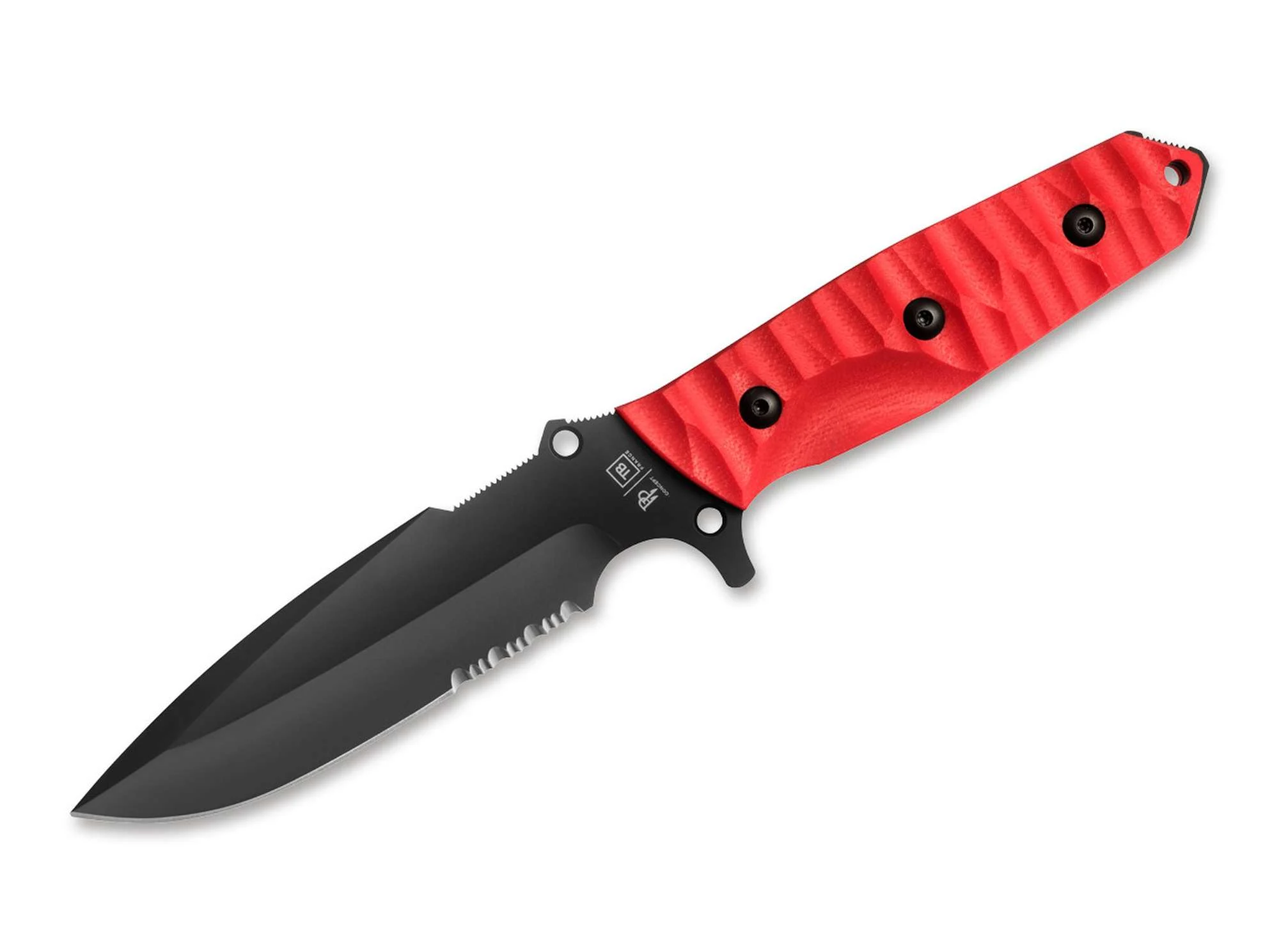 TB OutdoorMaraudeur G10 Textured Red Serrated