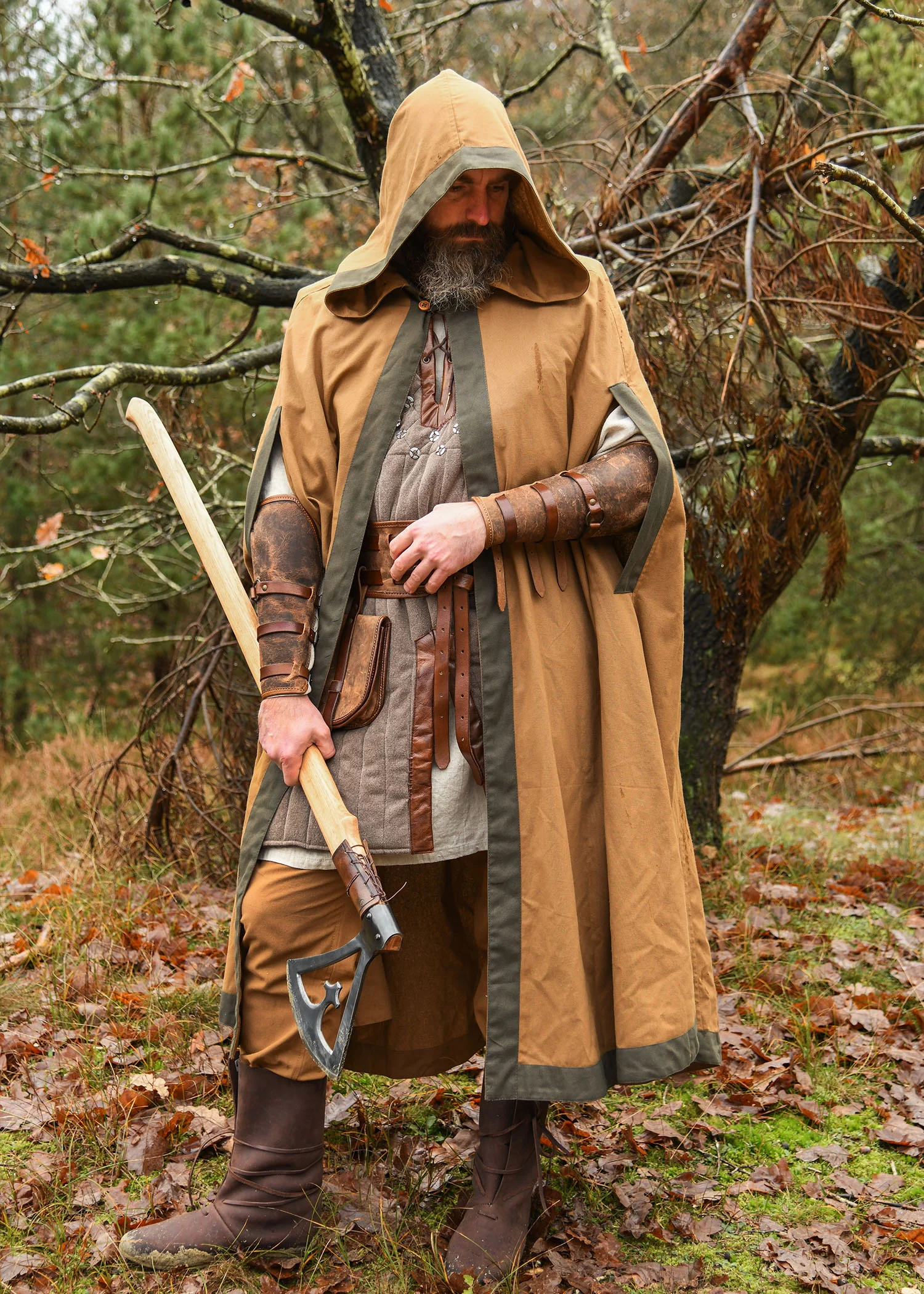 Zweifarbiger Mittelalter Umhang Theves, Unisex, verschiedene Farben