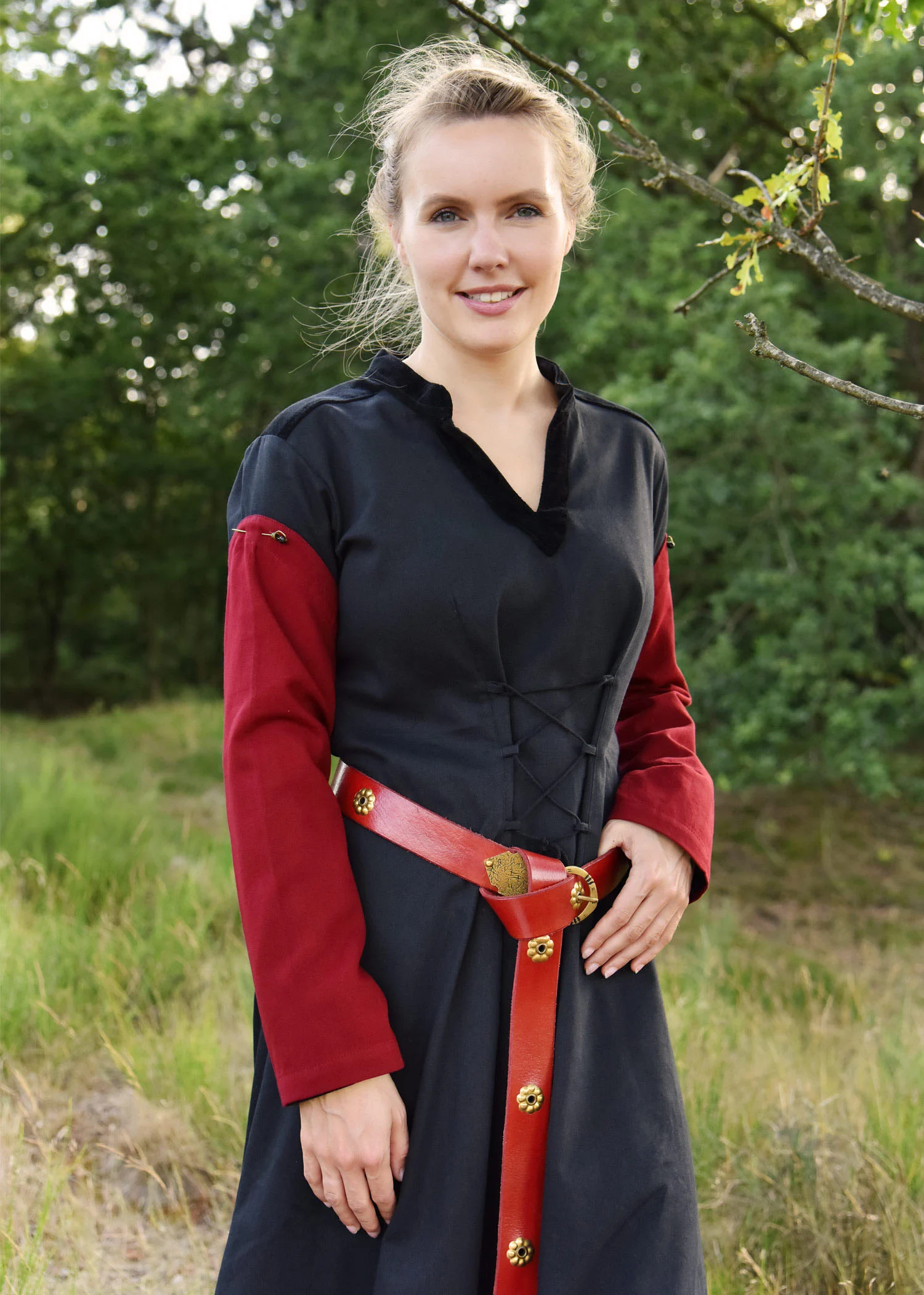 Ansteckärmel, separate Ärmel, rot