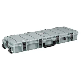 MAX Tactical Large Hard Case Waffenkoffer / Trolley 102 x 36,5 x 14,5 cm PnP-Schaumstoff grau