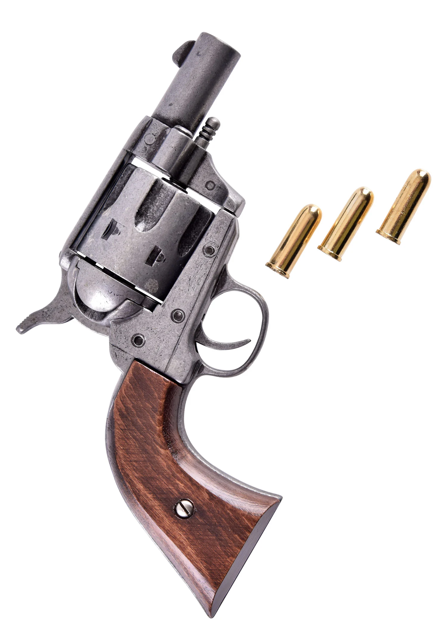 Colt-Taschenrevolver .45, USA 1873, Brauner Holzgriff, Replik