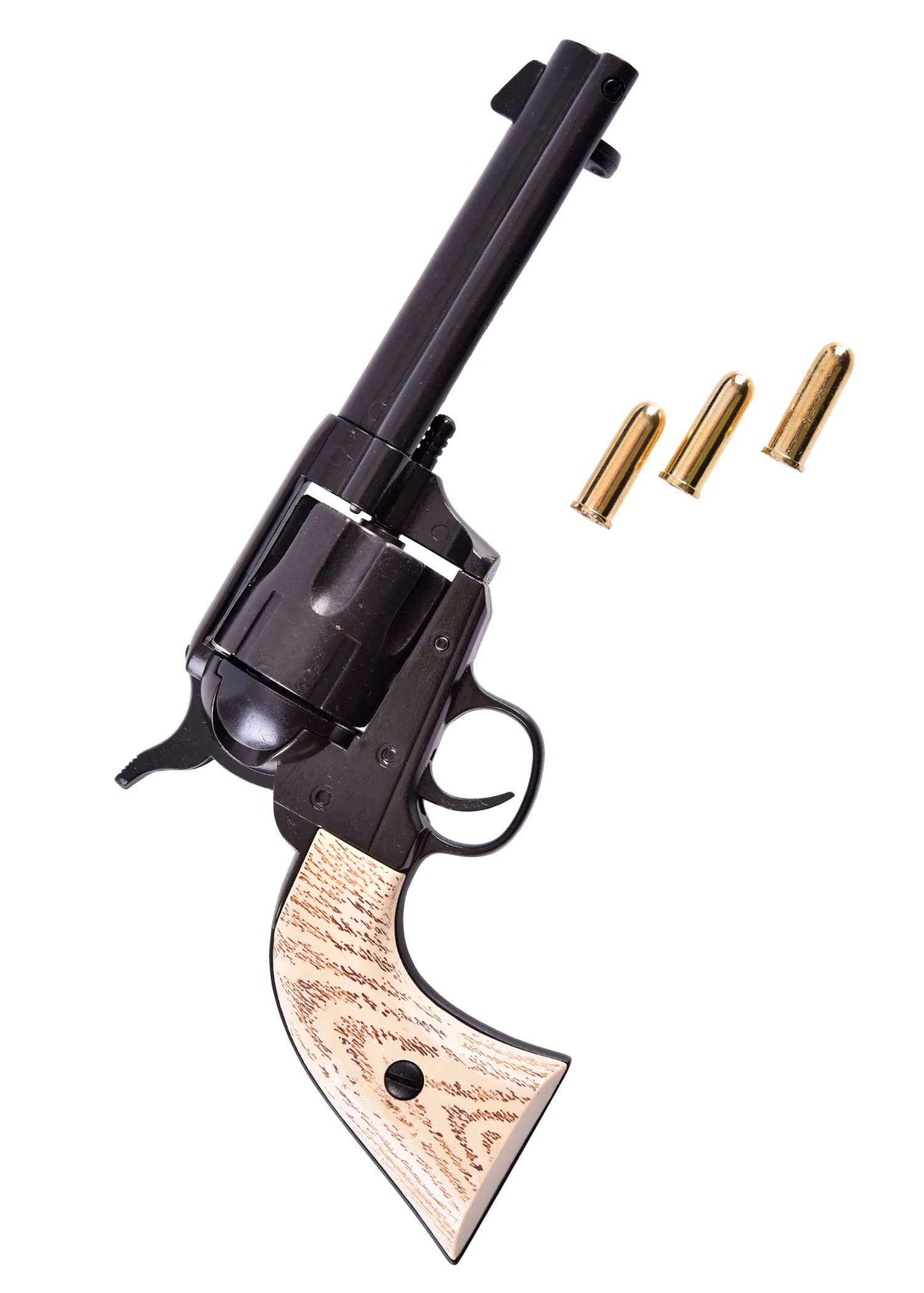 Kurzer Colt-Revolver .45, USA 1873, Schwarz / Elfenbeinfarben, Replik
