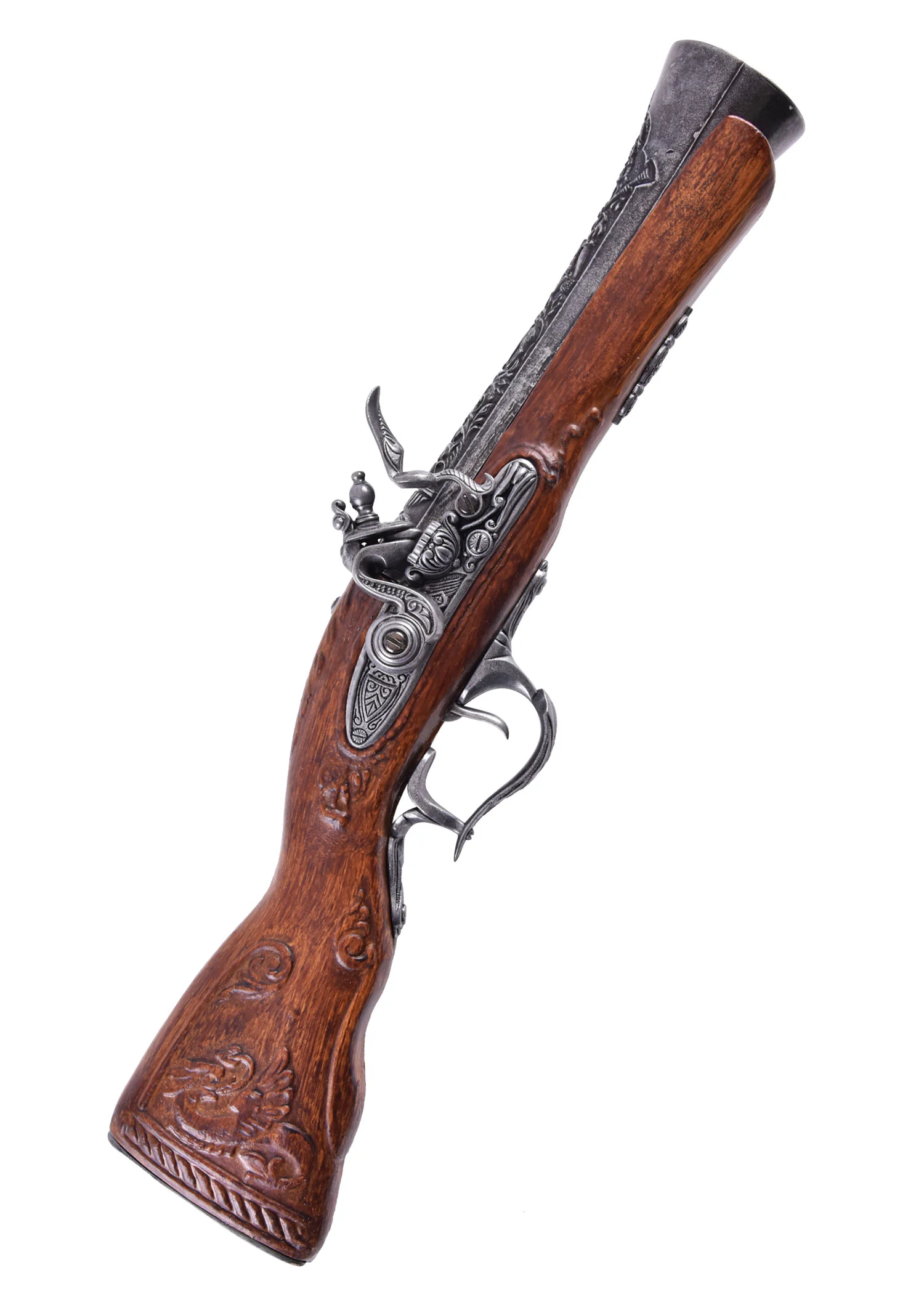 Blunderbuss-Steinschlosspistole, 18. Jahrhundert, Replik, versch. Ausführungen