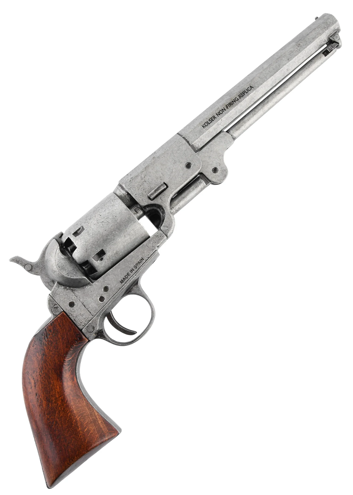 Colt Navy 1851, Perkussionsrevolver, Altgrau, Replik, Deko Pistole, Western-Waffe