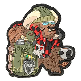 101 INC 3D Rubber Patch mit Klettfläche Bushcraft Ox fullcolor