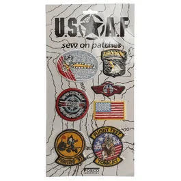 101 INC 7 Patches USAF mit Bügelfläche