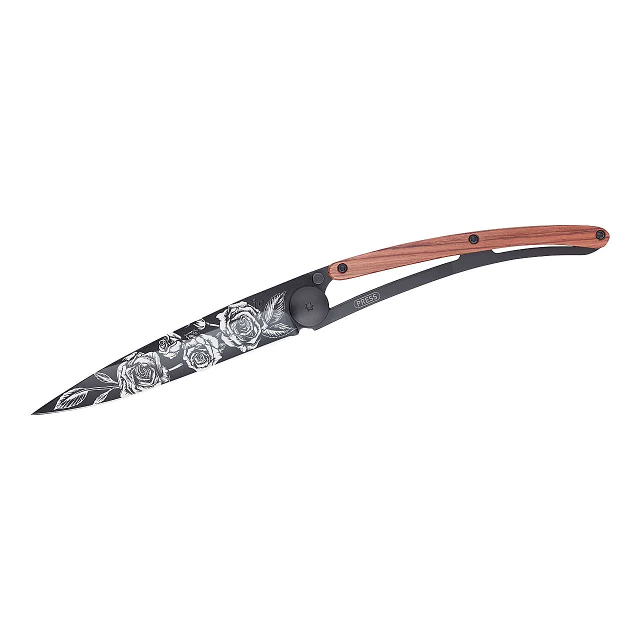 deejoTaschenmesser 37g BLACK TATTOO ROSES