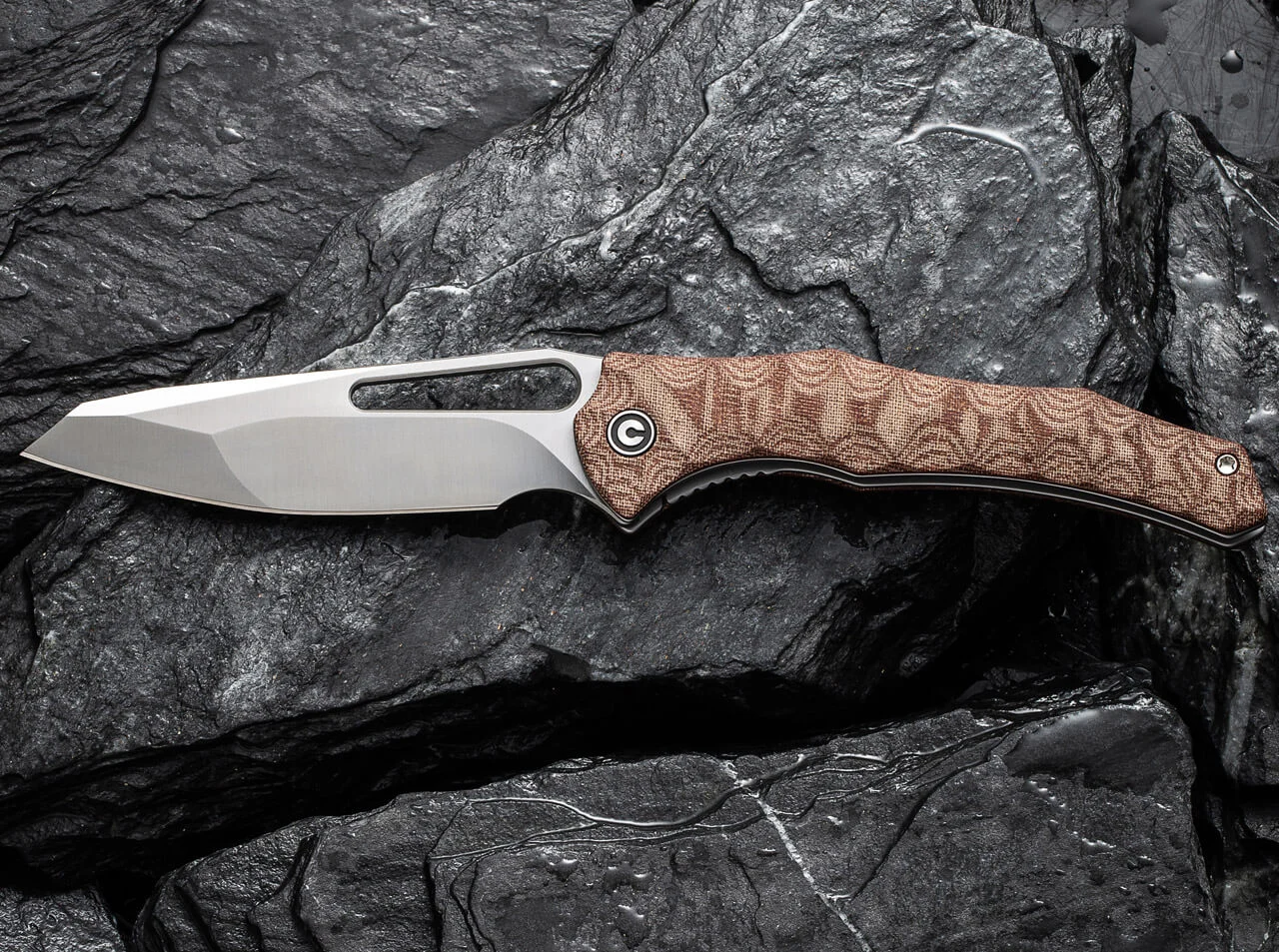 Spiny Dogfish Micarta Brown