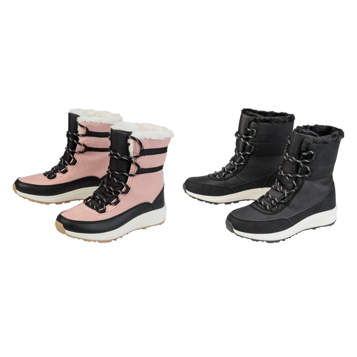 esmara Damen Schnürstiefel, profilierte Laufsohle - B-Ware