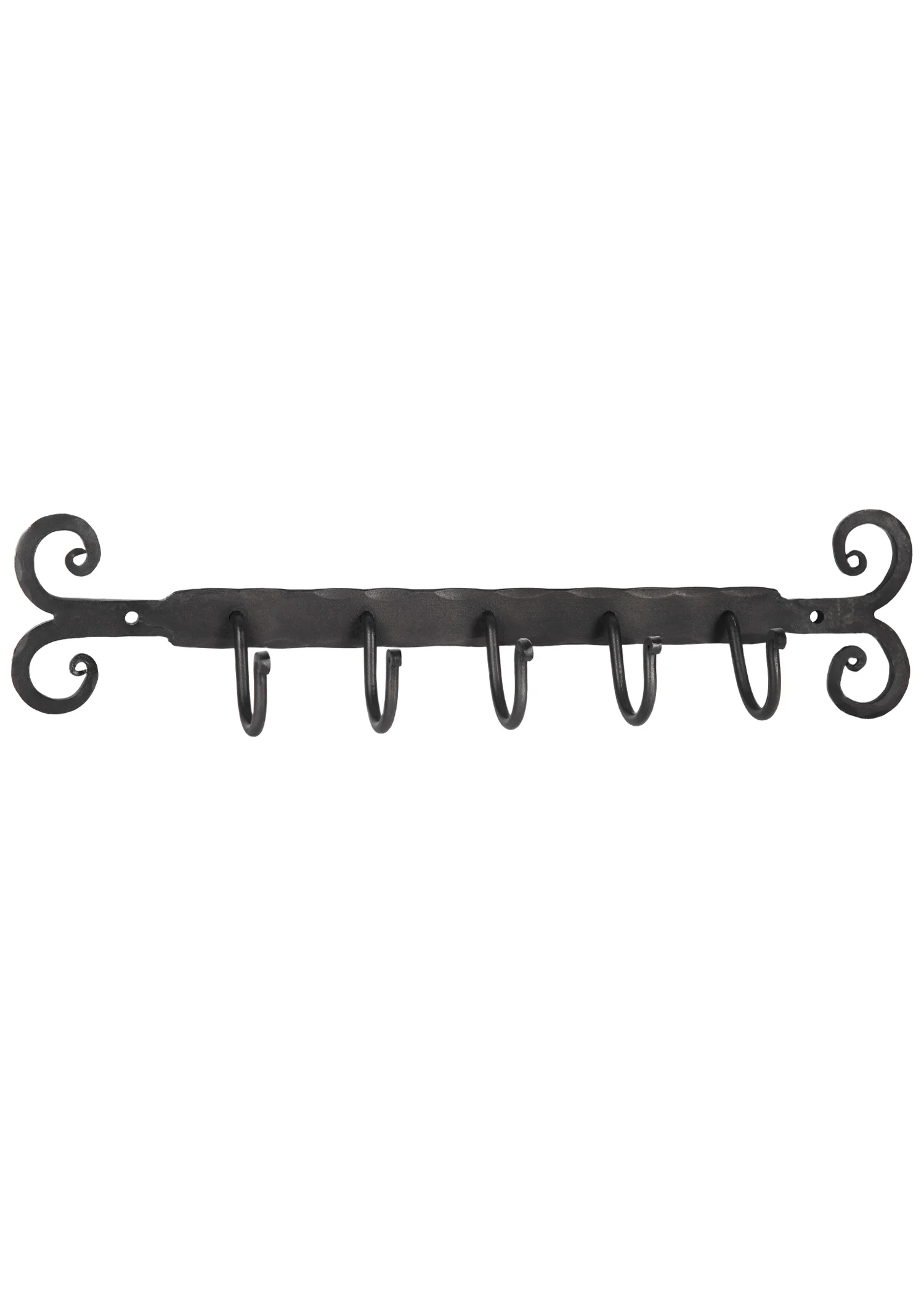 Stange zur Wandbefestigung mit 5 Haken