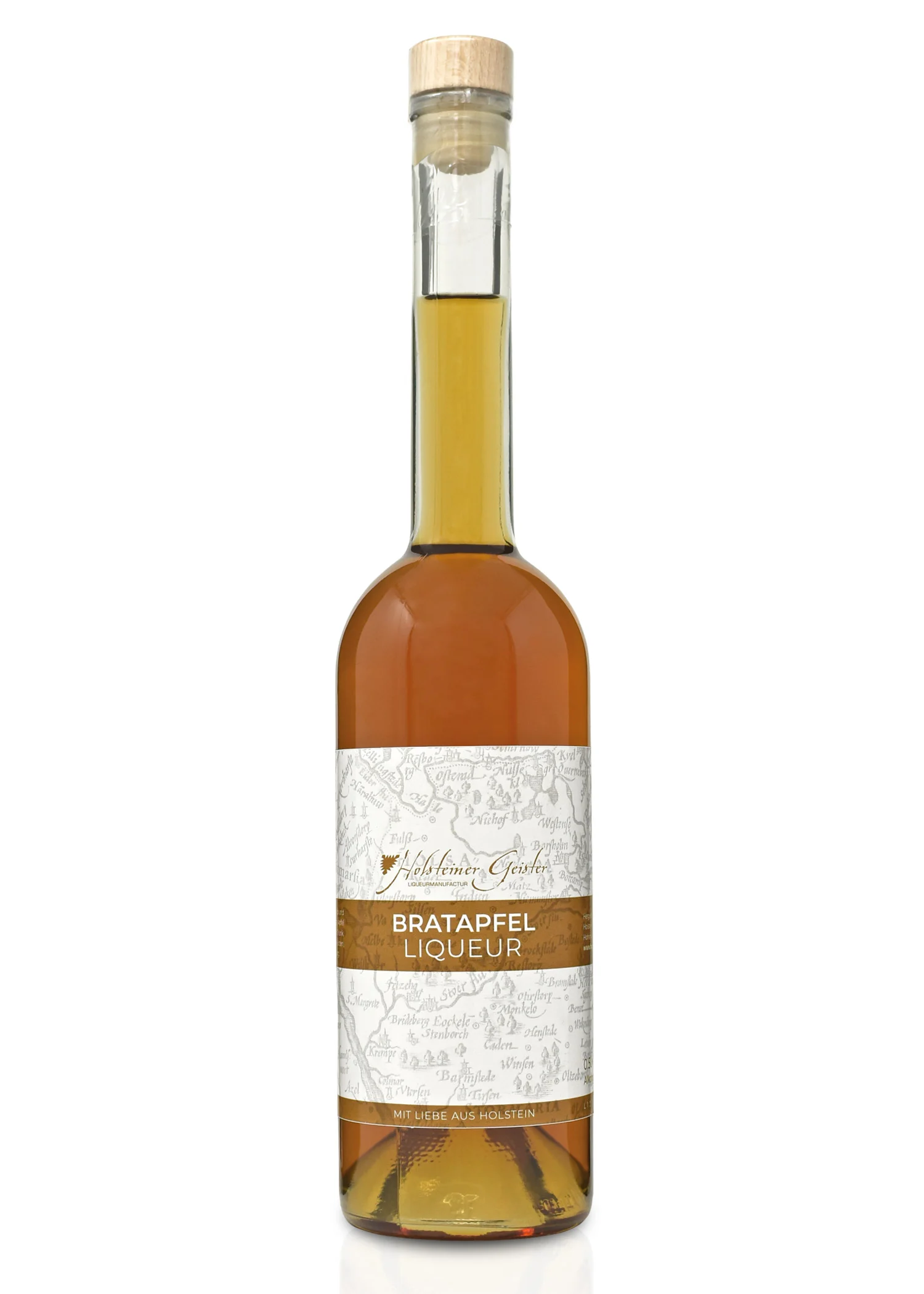 Bratapfel Likör, 15% vol. Alk., 0,5l Flasche - Holsteiner Geister