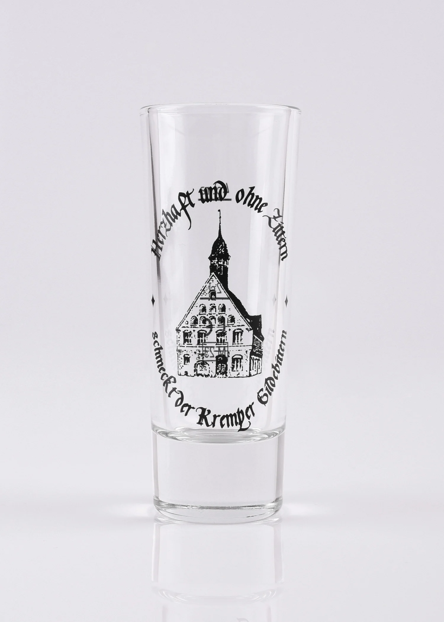 Kremper Bittern Schnapsglas, Holsteiner Geister