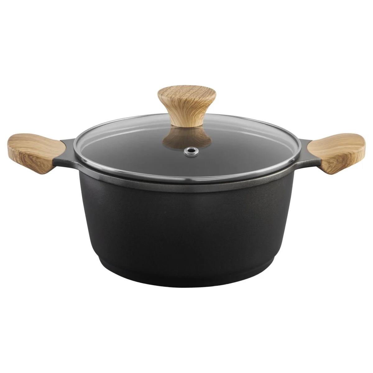 LIVARNO home Topf Aluguss Ø 20cm/ Stielkasserolle Aluguss Ø 16cm (Topf) - B-Ware Transportschaden Kosmetisch