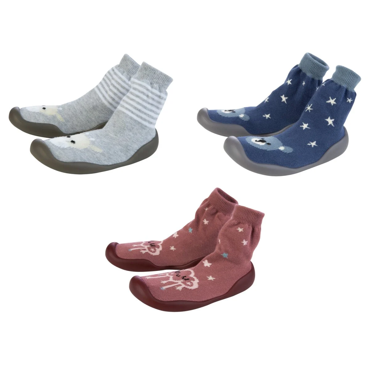 lupilu Kleinkinder Krabbelschuhe, leichte Sohle - B-Ware