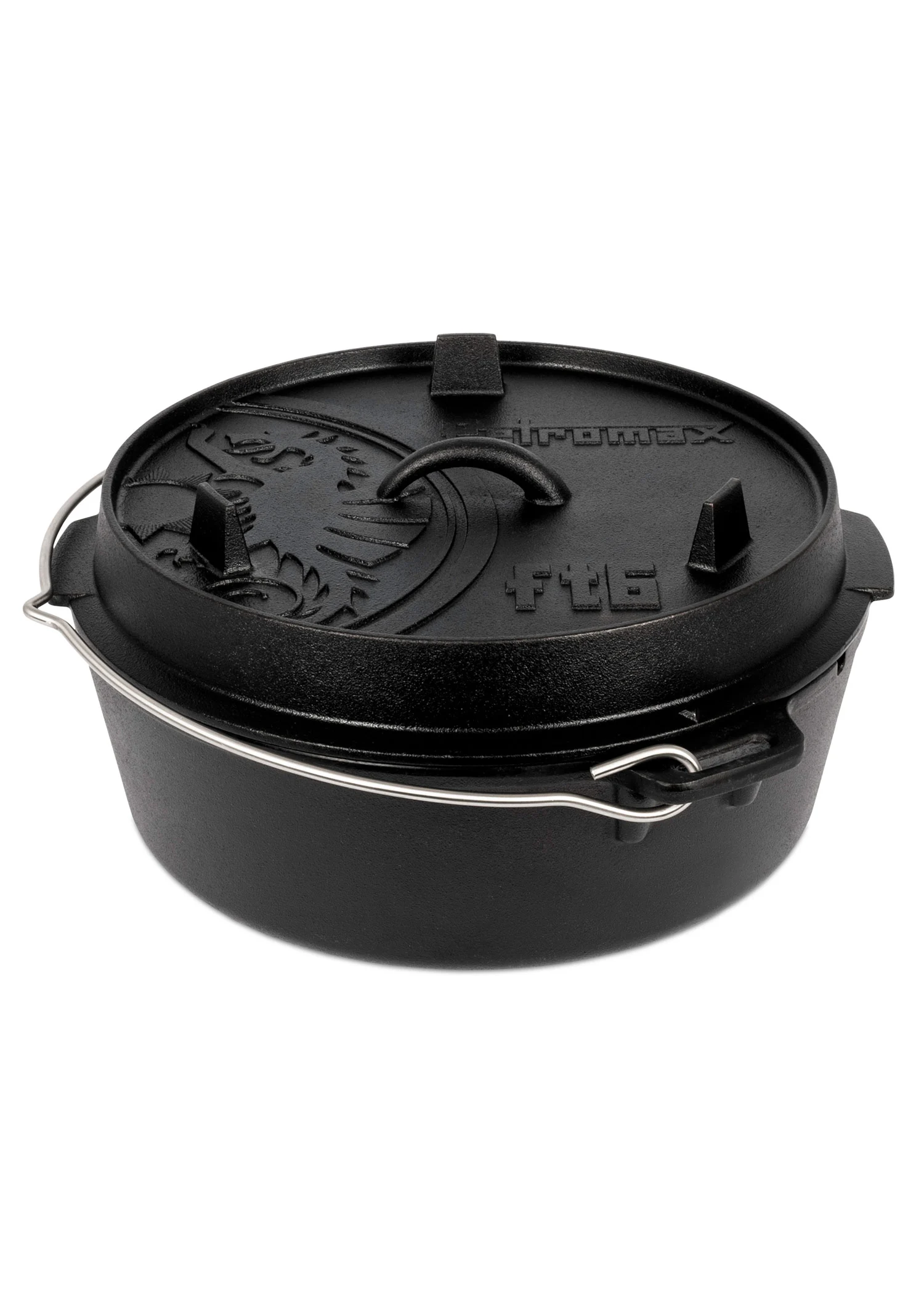Petromax Dutch Oven ft6, 5,5l, planer Boden