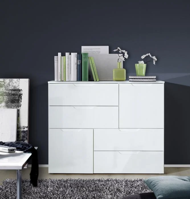 Sienna Kommode für Wohnzimmer mit 4 Schubladen
