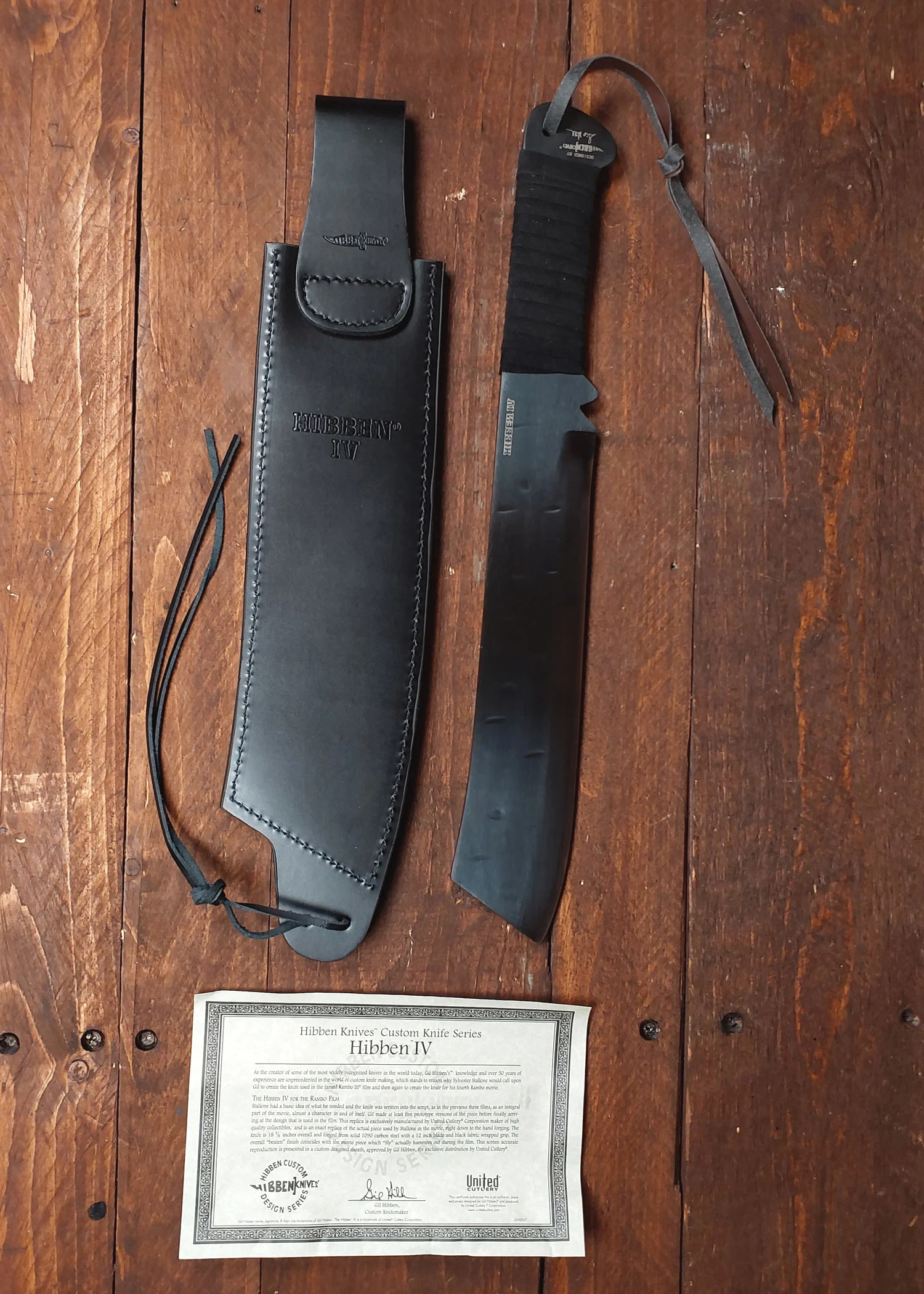 Gil Hibben - Hibben IV Machete mit Scheide, mit leichten Mängeln