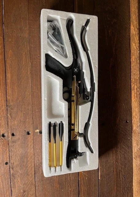 M48 Kommando Taktische Pistolenarmbrust, 80 lbs, mit Mängeln