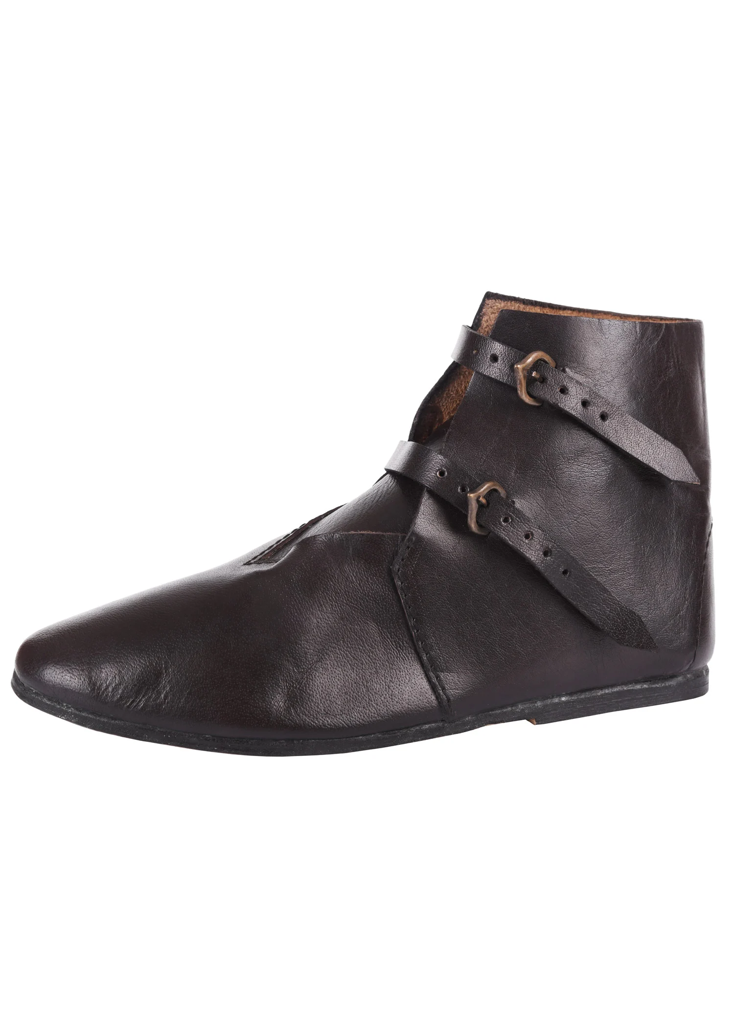 Schnallenschuhe, dunkelbraun