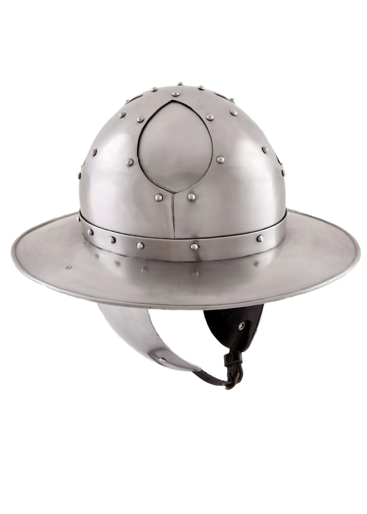 Eisenhut mit Wangenklappen, 1,6 mm Stahl