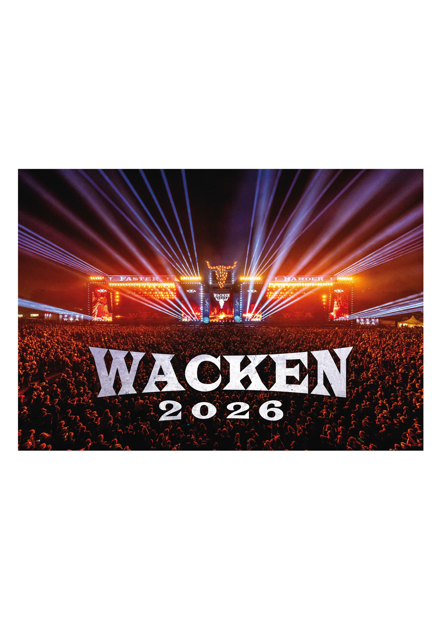 Wacken 2026, Der offizielle Kalender zum Heavy-Metal-Spektakel Nr.1, Wandkalender, Wacken Open Air