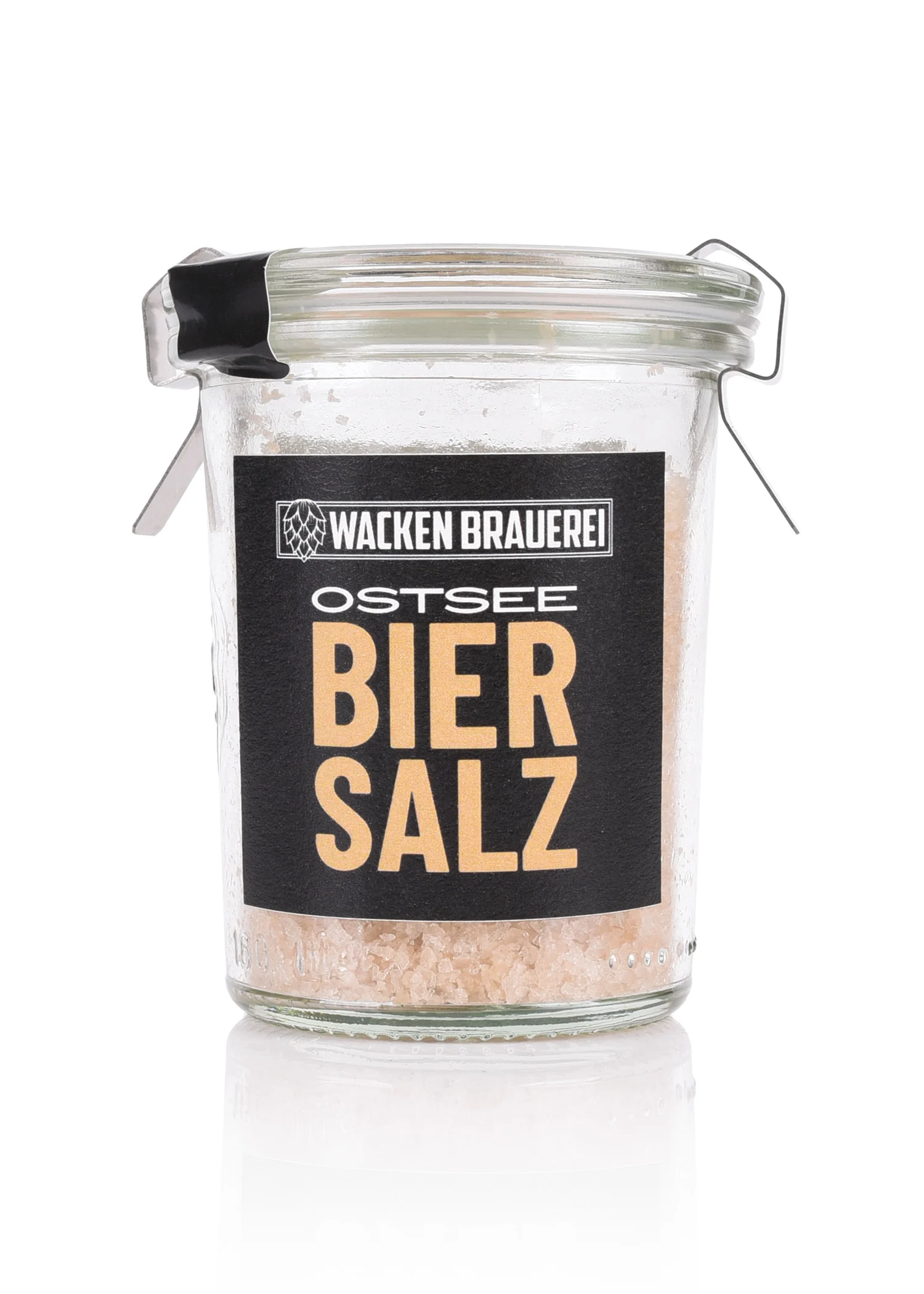 Biersalz - Ostseesalz mit Yggdrasil, 80 g im Weckglas - Wacken Brauerei
