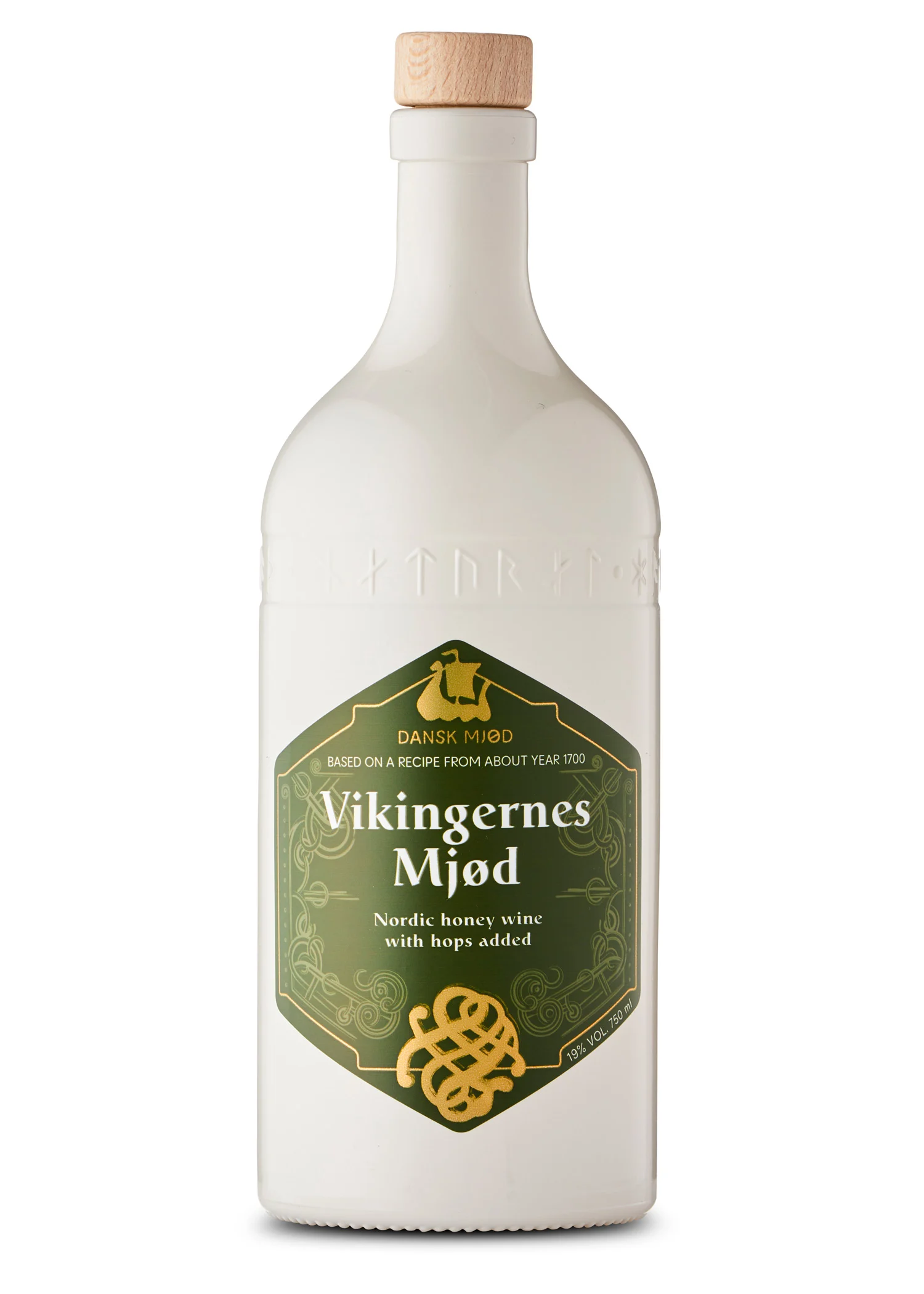 Vikingernes Mjød - Wikinger-Met, 19% Vol., 0,75l Flasche - Dansk Mjød