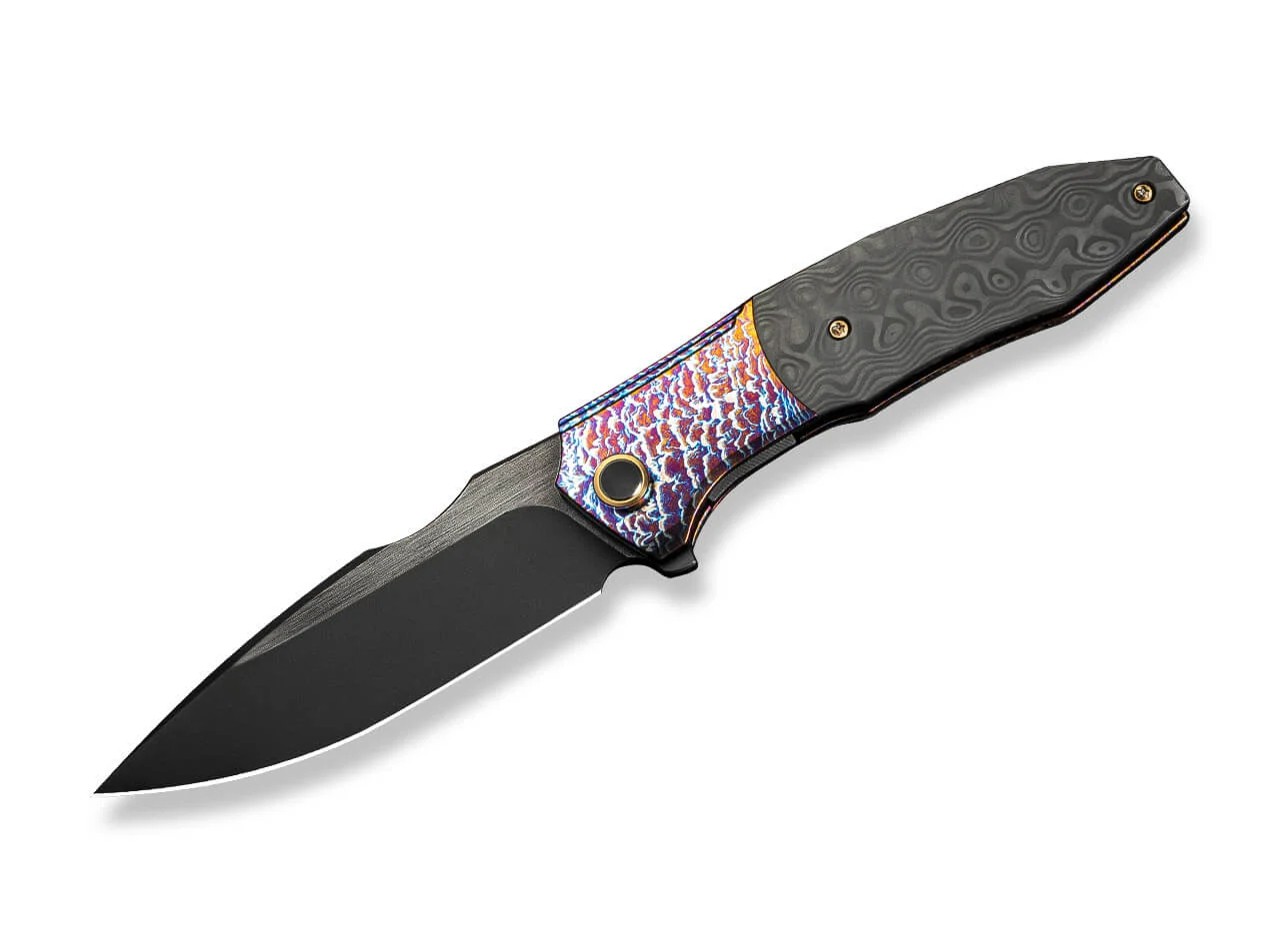 Archeozoic Flamed Titanium Rose CF