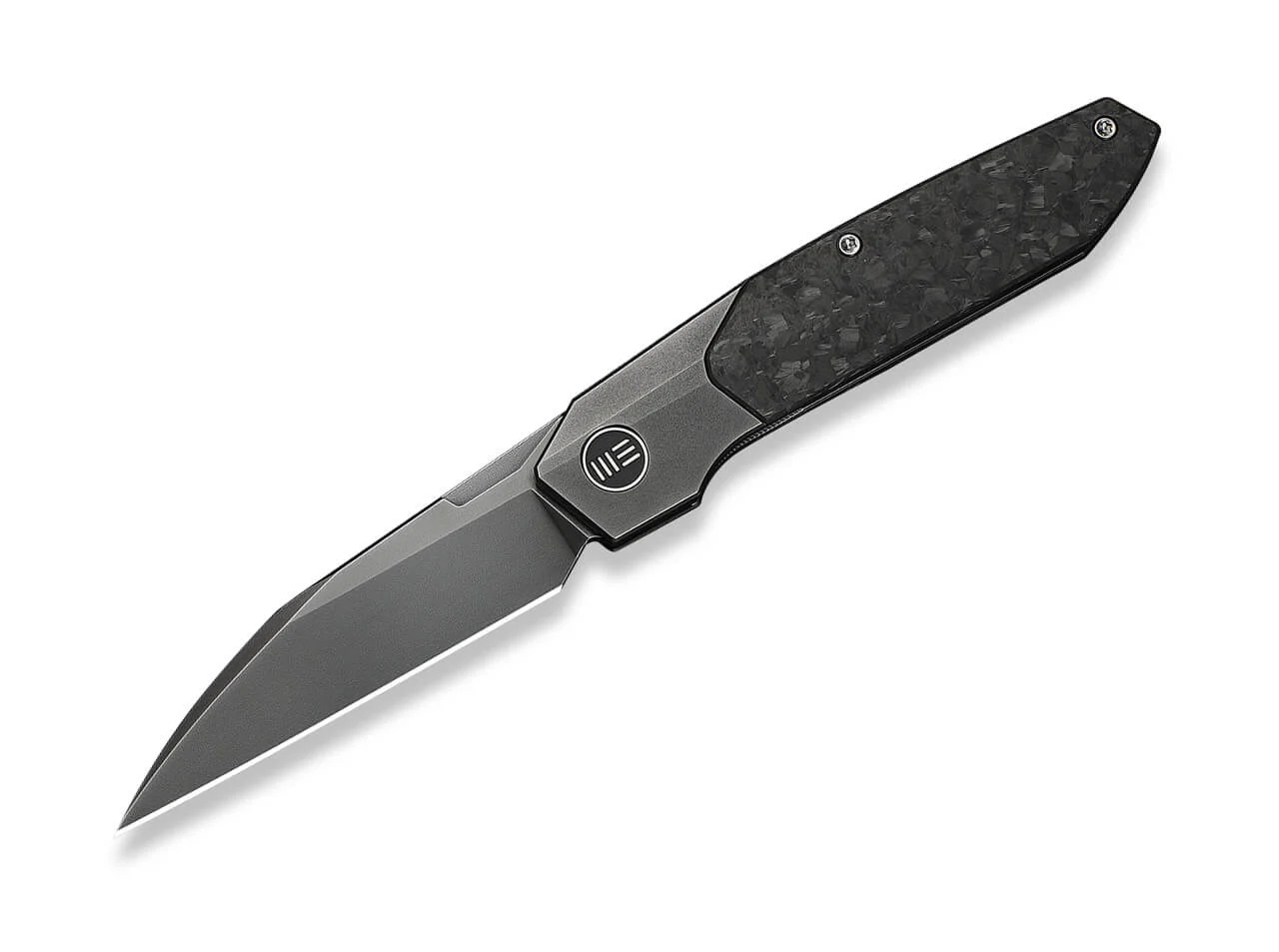Brr15 M390 Gray Ti Shredded CF Polished Gray