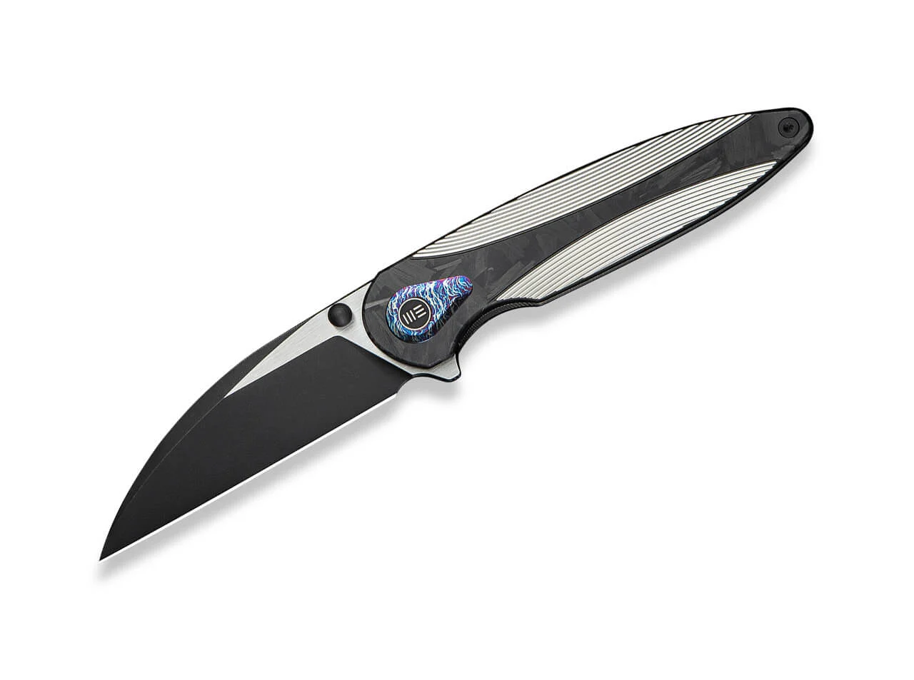 Zenthra M390 Black Ti Shredded CF Black Stonewash