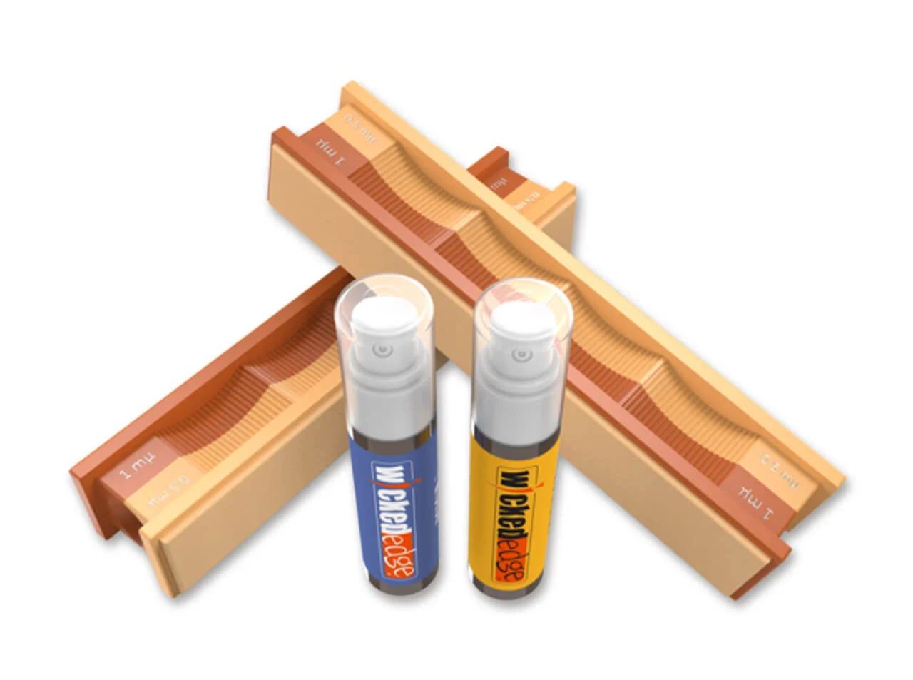 1/0.5 Micron Diamond Emulsion and Leather Strops Pack